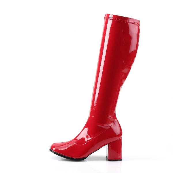 Funtasma Kniestiefel Gogo-300 rot