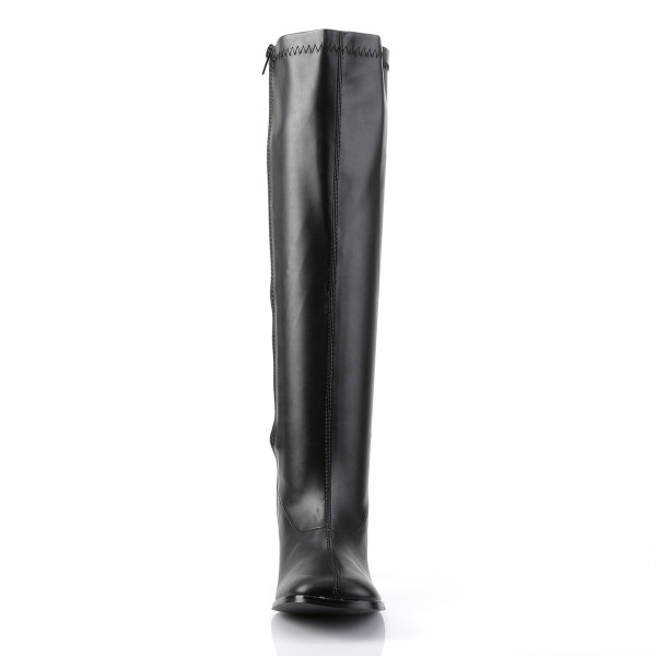 Funtasma Weitschaft-Kniestiefel Gogo-300WC mattschwarz