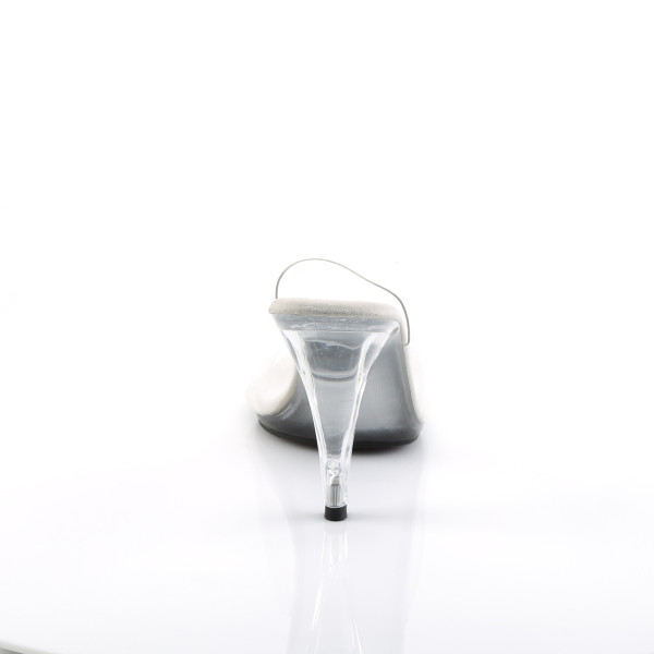 PleaserUSA Damen Pantoletten Caress-401 klar