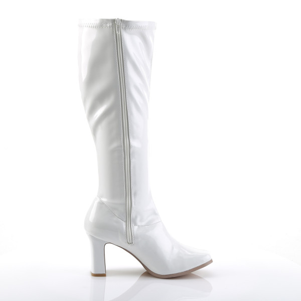 Funtasma Fantasy-Stiefel Kiki-350 Lack weiß