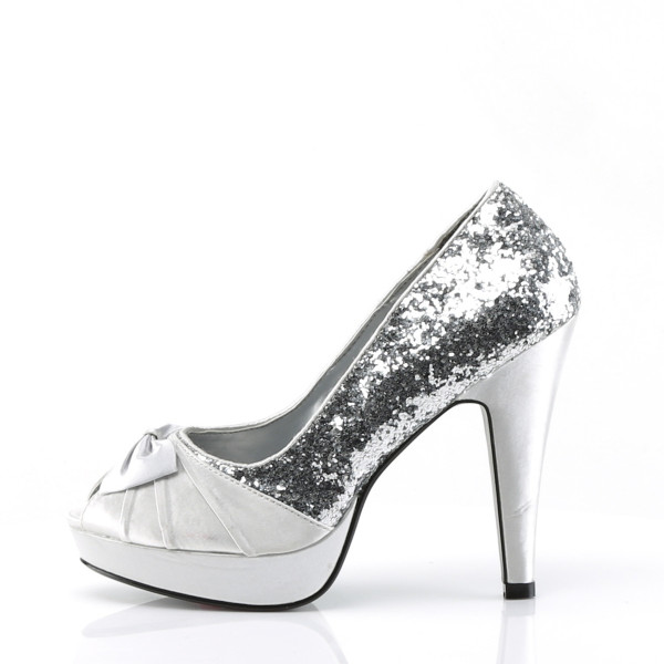 SALE! PinUp Couture High-Heels Pumps Bettie-10 silber Gr.36