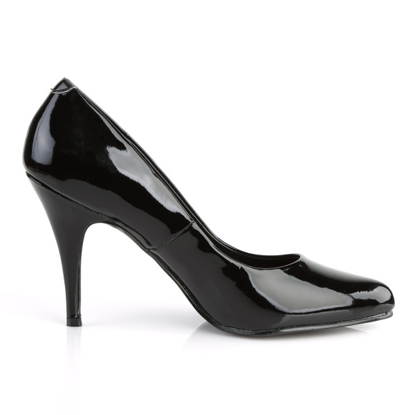 PleaserUSA High Heel-Pumps Vanity-420 Lack schwarz