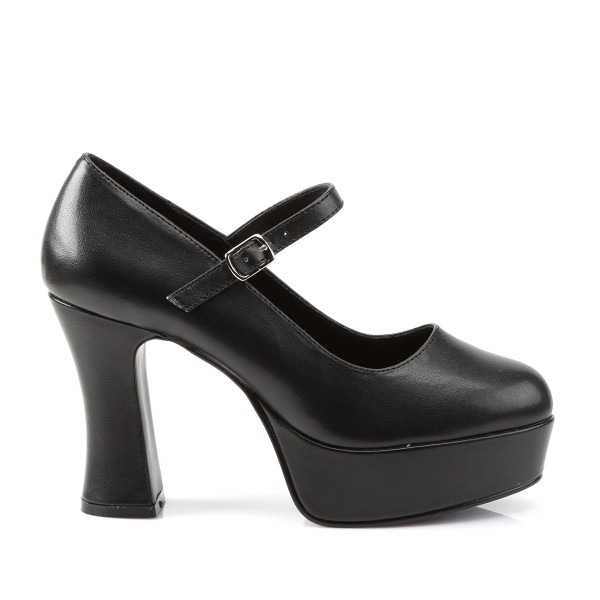 Funtasma Plateau-Pumps Maryjane-50 mattschwarz