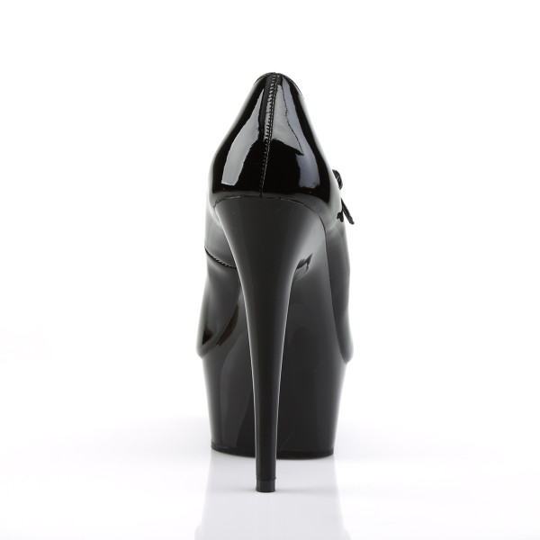 PleaserUSA Plateau-Pumps Delight-687 schwarz/schwarz