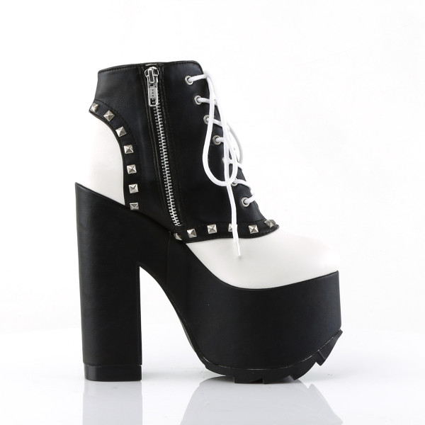 SALE! DemoniaCult Damen Plateau vegan Stiefeletten Cramps-100 Gr.39