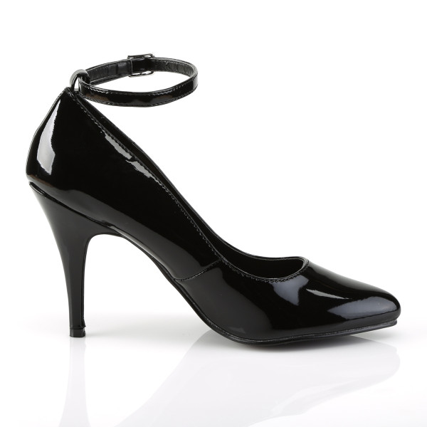 PleaserUSA High Heel-Pumps Vanity-431 Lack schwarz
