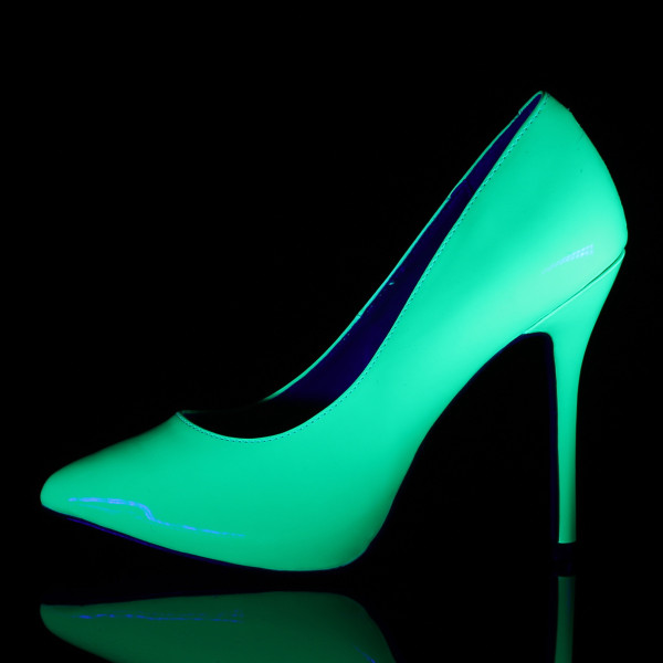 PleaserUSA High Heels Pumps Amuse-20 Neon grün