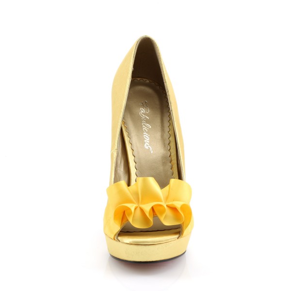 SALE! Fabulicious Damen High Heel Pumps Lumina-42 gelb