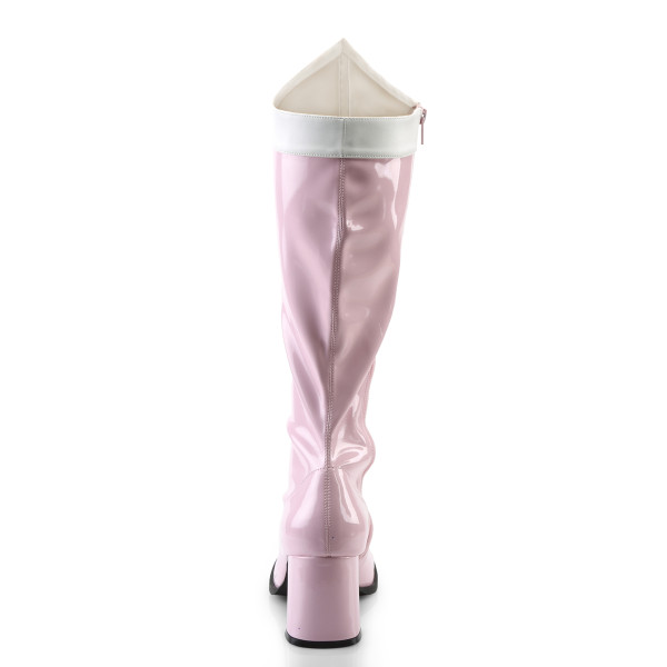 Funtasma Damen Stretch Kniestiefel Kostüm Gogo-306 babypink