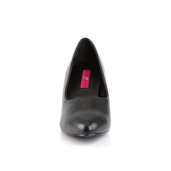 Pink Label Extra weite Pumps Divine-420 mattschwarz