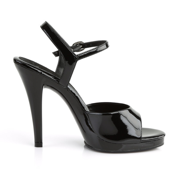 Fabulicious Damen High Heel Sandaletten Flair-409 Lack schwarz