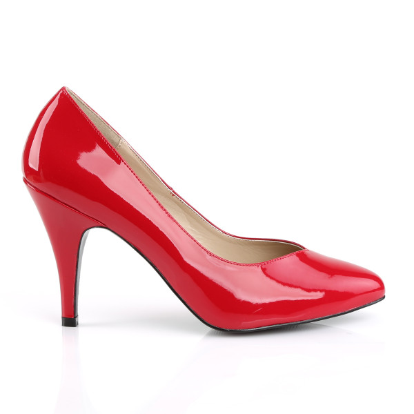 Pleaser Pink Label X-Size-Pumps Dream-420 rot Lack