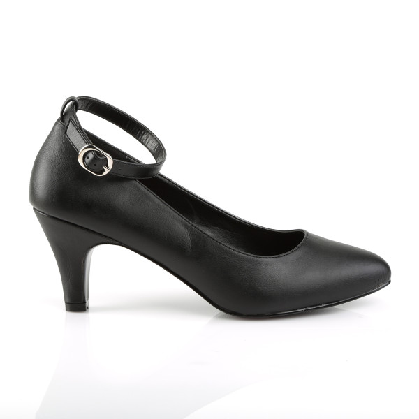 Pink Label Big size Pumps Divine-431 mattschwarz Übergröße Plus Size