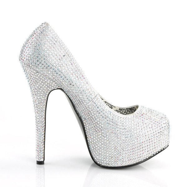 Bordello InStyle-Pumps Teeze-06R silber