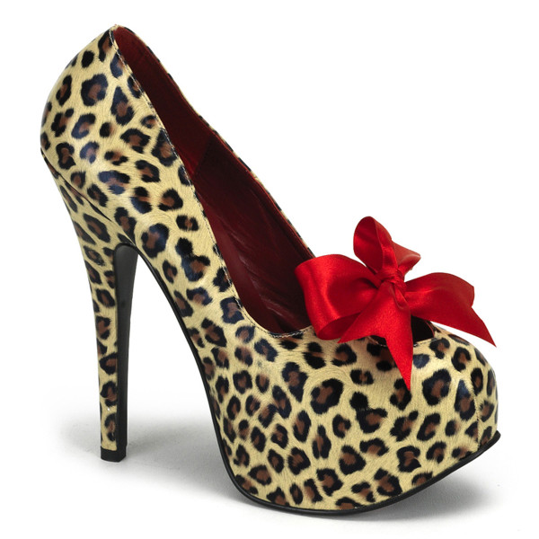 Bordello InStyle-Plateau-Pumps Teeze-12-1 Leo-Print