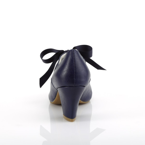 PinUp Couture Damen Mary Janes Pumps mit Schleife Wiggle-32 marineblau