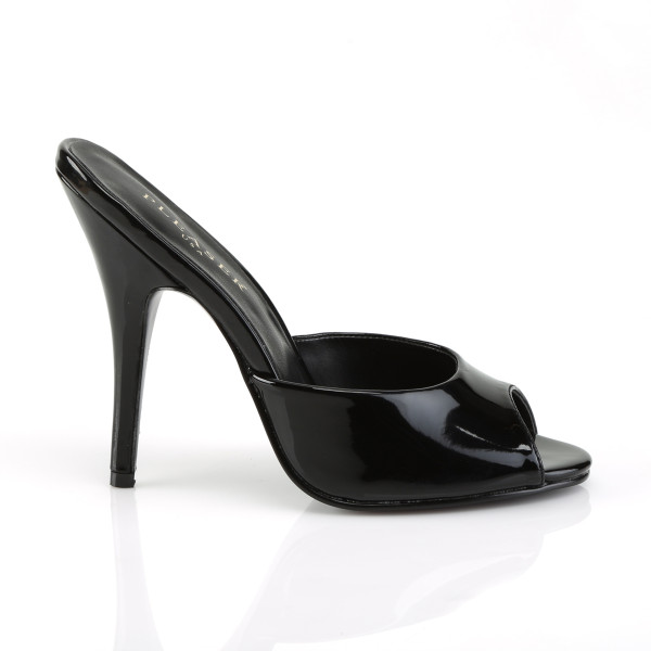 PleaserUSA High Heels-Pantoletten Seduce-101 Lack schwarz
