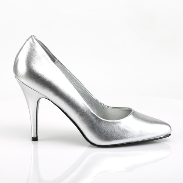 PleaserUSA High Heel-Pumps Vanity-420 silber