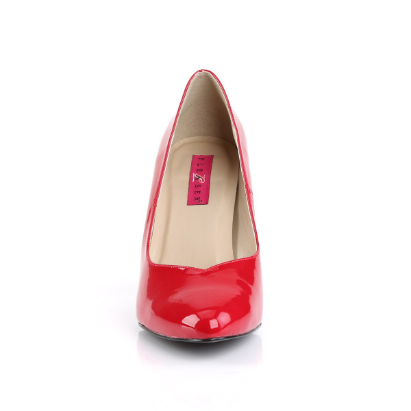 Pleaser Pink Label X-Size-Pumps Dream-420 rot Lack