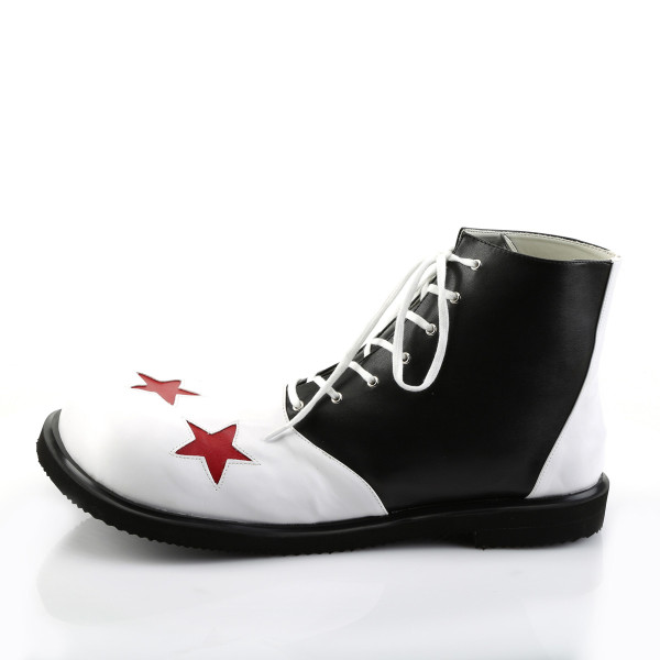 Funtasma Clown-Schuhe mit Schnürung Clown-02 schwarz/weiß
