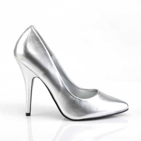 PleaserUSA High Heels-Pumps Seduce-420 silber
