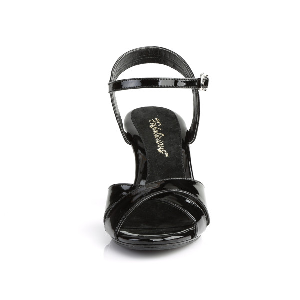 Fabulicious Damen Sandalen Sandaletten Belle-315 Lack schwarz