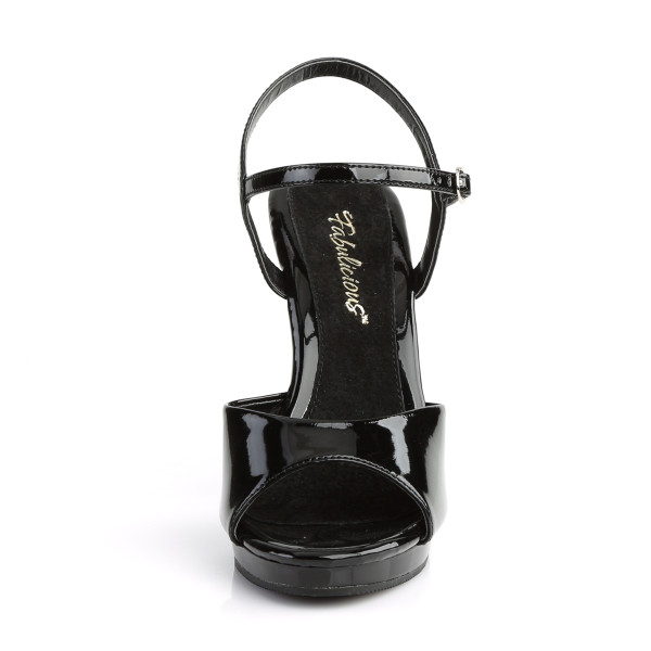 Fabulicious Damen High Heel Sandaletten Flair-409 Lack schwarz