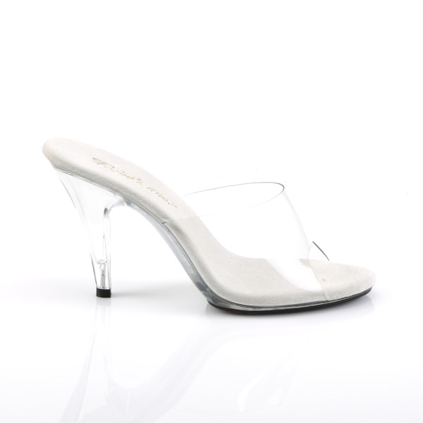 PleaserUSA Damen Pantoletten Caress-401 klar