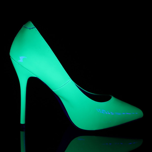 PleaserUSA High Heels Pumps Amuse-20 Neon grün