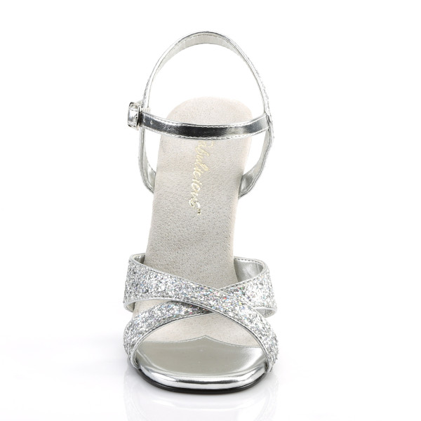 SALE! Fabulicious Damen High Heel Sandaletten Gala-19 silber