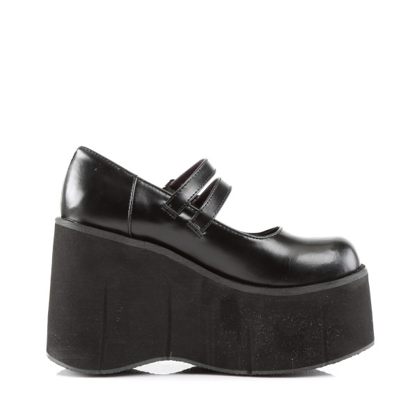 DemoniaCult Damen Goth Lolita Plateau-Maryjanes Kera-08