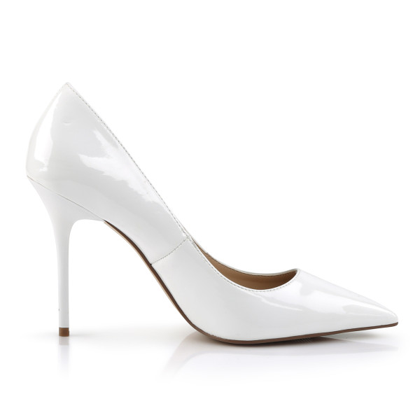PleaserUSA Pumps Classique-20 Lack weiß
