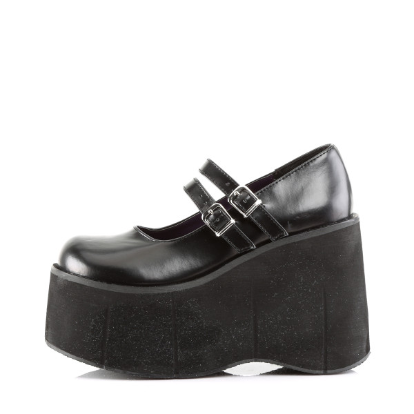 DemoniaCult Damen Goth Lolita Plateau-Maryjanes Kera-08