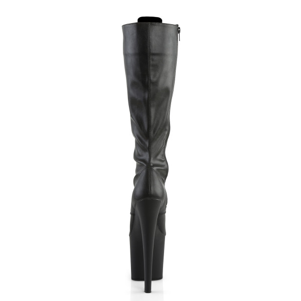 PleaserUSA Plateau Stiefel Taboo-2023 mattschwarz