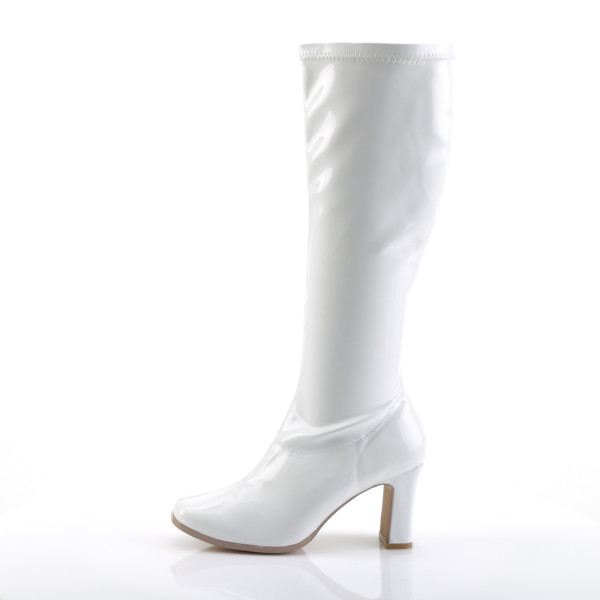 Funtasma Fantasy-Stiefel Kiki-350 Lack weiß