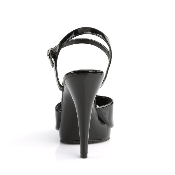 Fabulicious Damen High Heel Sandaletten Flair-409 Lack schwarz