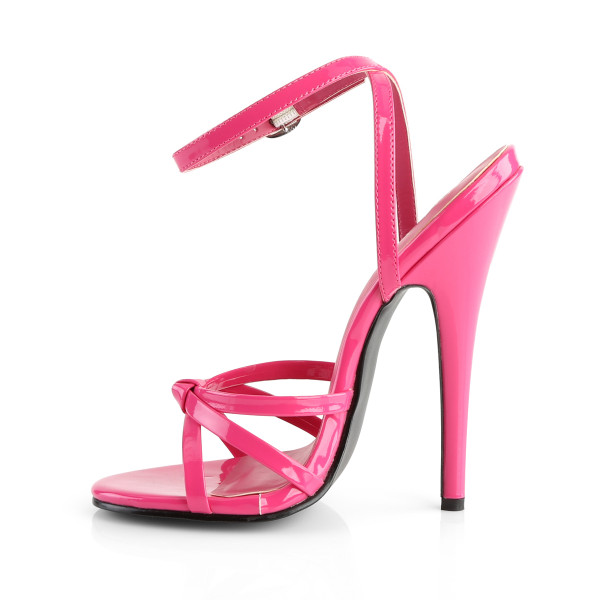 Devious High Heel-Sandaletten Domina-108 Lack hot pink