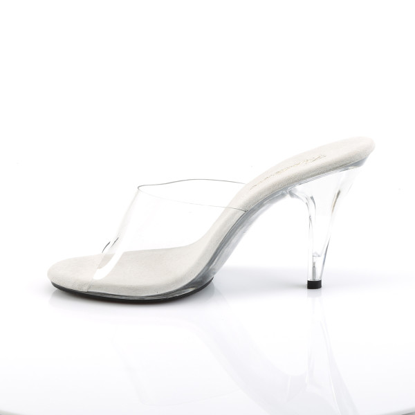 PleaserUSA Damen Pantoletten Caress-401 klar