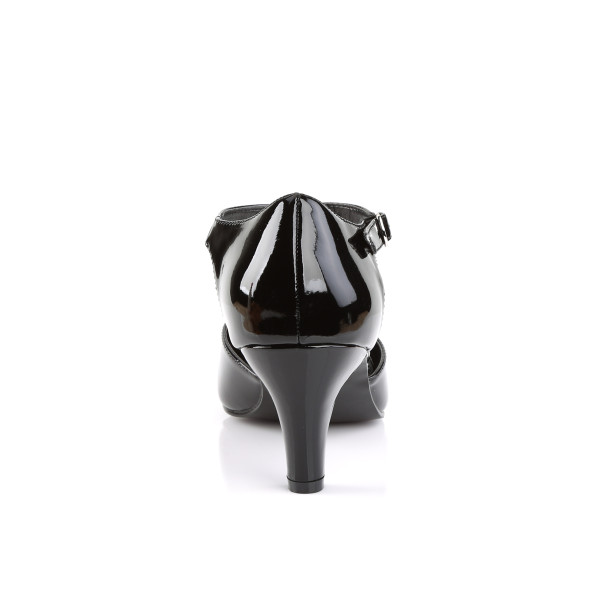 Pink Label Extra breite Pumps Divine-415 Lack schwarz