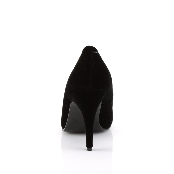PleaserUSA High Heel-Pumps Vanity-420 Samt schwarz