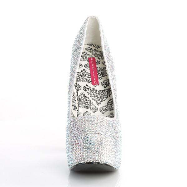 Bordello InStyle-Pumps Teeze-06R silber